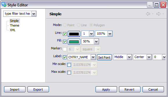 udig create a shapefile point layer